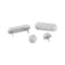 Plumb Pak Plumb Pak Toilet Seat Bumper Set White For Universal PP835-25 - alternate 2